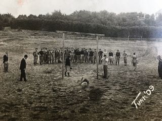 Ca.  1907 - 1909 Washington State College Cougars Football Practice Rppc Pullman