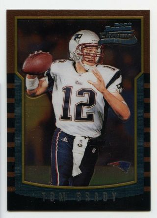 Tom Brady 2000 Bowman Chrome Rc Rookie Card 236 Gem Mint? Patriots Sp Wow