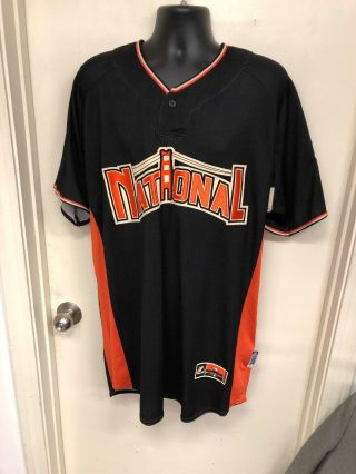 Mlb Giants National League All Star Game Jersey Majestic Black Xxl H - 281