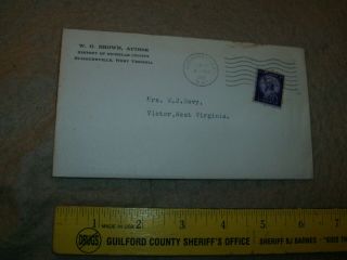 History of Nicholas County West Virginia W.  G.  Brown Signed w/Letter from Author 3
