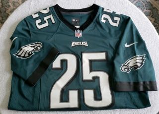Philadelphia Eagles Lesean Mccoy 25 Jersey By Nike Size M Stiched On Field