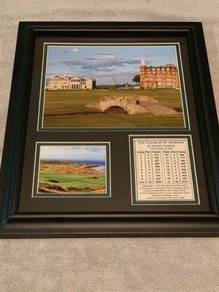 11x14 Framed Old Course At St.  Andrews Est.  1552 8x10 Golf Photo Scotland