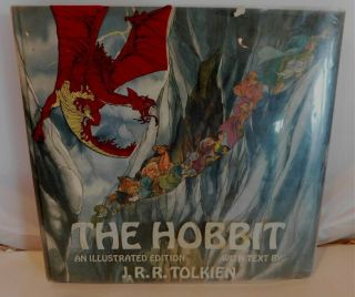 The Hobbit An Illustrated Edition By Jrr Tolkien 1st Ed 1977 In Glassine Cover