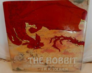 THE HOBBIT An Illustrated Edition by JRR Tolkien 1st Ed 1977 in Glassine Cover 2