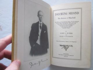 Touching Second Science of Baseball by Evers 1910 First Edition Rare early sport 3