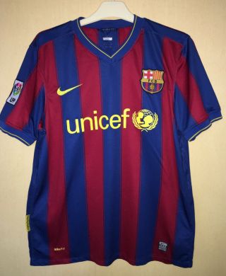 Fc Barcelona 2009\2010 Home Football Jersey Camiseta Soccer Shirt 10 Messi