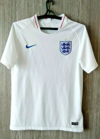 Nike England National Football Team Soccer Jersey Shirt Top Maglia Mens Size L