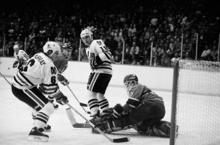Ld39 - 18 1985 Chicago Blackhawks Montreal Canadiens Goalies,  77pc 35mm Negatives