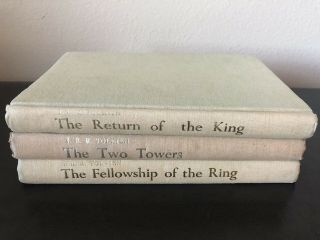 Complete 3 The Lord Of The Rings Books J.  R.  R.  Tolkien Rare Taiwan 1976 With Maps