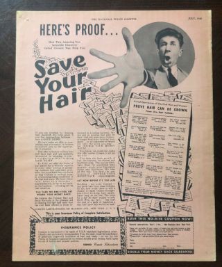 July 1949 The National Police Gazette Ted Williams,  Errol Flynn,  Cyd Charisse etc 2