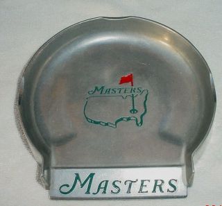 The Masters Gold Metal Putting Cup Ashtray 1970s Golf Collectable