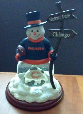 The Memory Company Chicago Bears Snowman Globe - 1st In A Limited Series