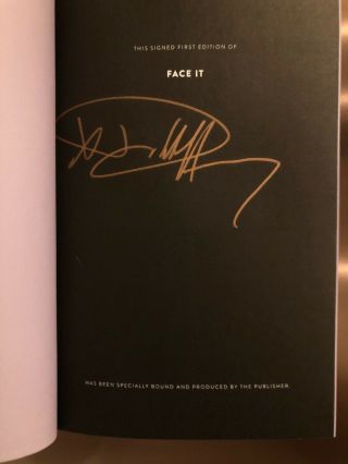 Debbie Harry Signed Face It Book With Us Priority Insured