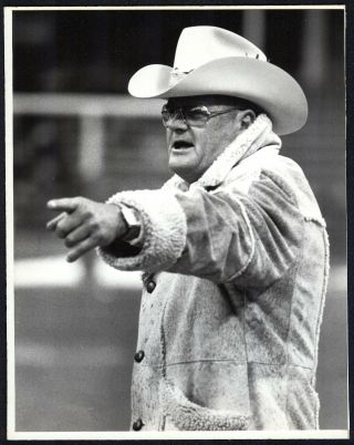 Bum Phillips Houston Oilers Football Coach 1979 Press Photo