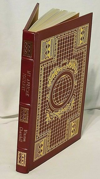 Easton Press My African Journey Winston Churchill Leather Bound Never Read C6