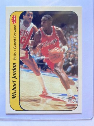 1986 Fleer Basketball Complete Sticker Set Of 11 Nm With Michael Jordan Rookie
