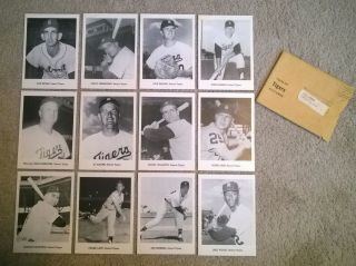 1960’s Detroit Tigers Picture Pack 12 Players,  Kaline,  Colavito,  Bunning,  Cash