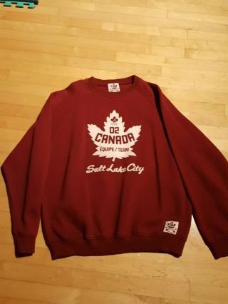 Team Canada Roots 2002 Salt Lake Sweatshirt Xl