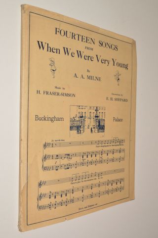 A A Milne Fourteen Songs From When We Were Very Young Hb Dj 1928