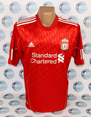 Liverpool 2010 2011 Home Football Soccer Shirt Jersey Trikot Adidas Men Xl