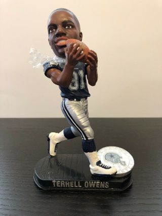 Nfl Dallas Cowboys Vintage Bobblehead Terrell Owens W/box
