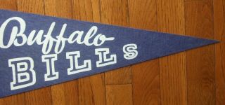VINTAGE AFL Early 1960s Buffalo Bills Pennant - Old Style Logo 2