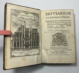 ✝️⚜️ 1732 Breviarium Claromontense,  Catholic Liturgical Rites