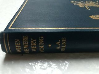 1924 SECOND EDITION WHEN WE WERE VERY YOUNG A A MILNE. 3