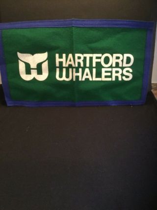 Nhl - Hartford Whalers - 9” X 17” Felt Place Mat Or Shelf Liner