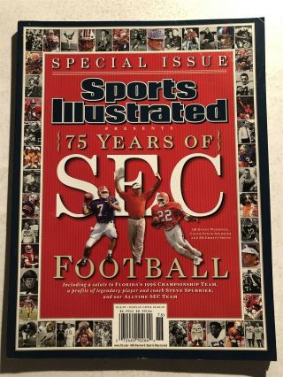 2007 Sports Illustrated 75 Years Of Sec Football Florida Lsu Alabama Newsstand