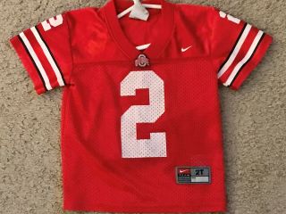 The Ohio State Buckeyes 2 Nike Team Red/home Football Jersey Toddler Size 2t