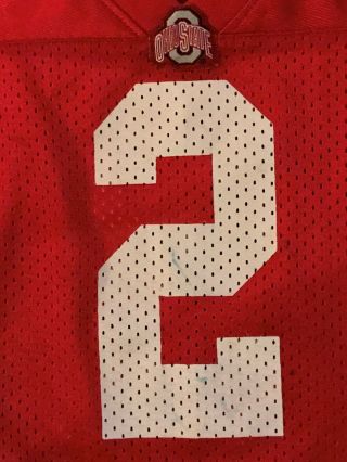 THE OHIO STATE BUCKEYES 2 NIKE TEAM RED/HOME FOOTBALL JERSEY TODDLER SIZE 2T 2