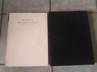 1937 Limited Editions Club Life Of Benvenuto Cellini By Himself F Kredel Signed