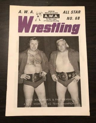 Awa Wrestling All Star 68 Dusty Rhodes The Crusher Wahoo Mcdaniel Dr X Koloff