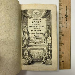 ✝️⚜️ 1761 Bible In Latin (biblia Sacra Vulgatae Editionis),  Vol 4