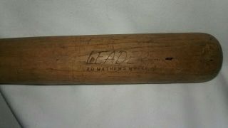 Vintage Baseball Bat Hall Of Famer Ed Mathews Model Leader Hillerich & Bradsby