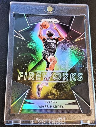 2019 - 20 Prizm Prizm Fireworks Black James Harden 1/1 masterpiece 2