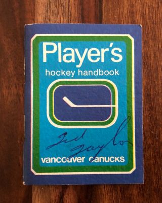 Nhl 1970 - 71 Vancouver Canucks Player 