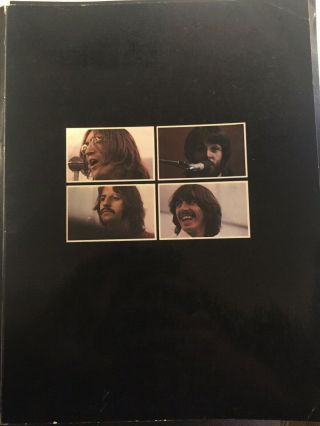 The Beatles - Get Back Photograph Book - Ethan Russell - 1970 Let It Be Sessions