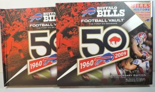 Buffalo Bills Football Vault Anniversary Ed.  Tickets Pennant Memorabilia Book