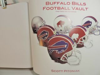 Buffalo Bills Football Vault Anniversary Ed.  Tickets Pennant Memorabilia Book 2