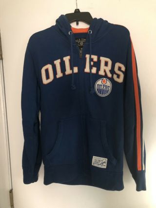 Edmonton Oilers Zip Sweatshirt Men’s Medium