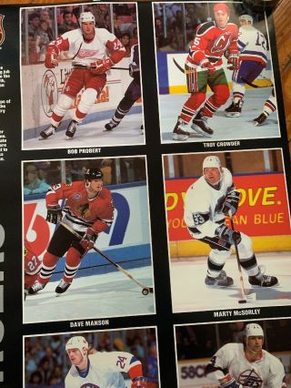 NORMAN JAMES NHL POSTER The Enforcers 34 X22 2