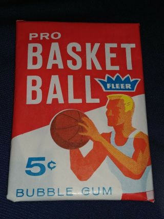 1961 - 62 Fleer Basketball Wax Pack Holy Grail Wilt Chamberlain Gem?