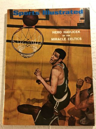 1969 Sports Illustrated Boston Celtics Vs Lakers Havlicek Newsstand Nba Finals