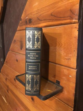 Gone With The Wind Margaret Mitchell Franklin Library 1978 Leather,  Ribbon Bm