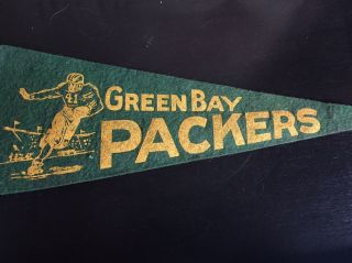 Vintage 1960’s Green Bay Packers Mini Pennant