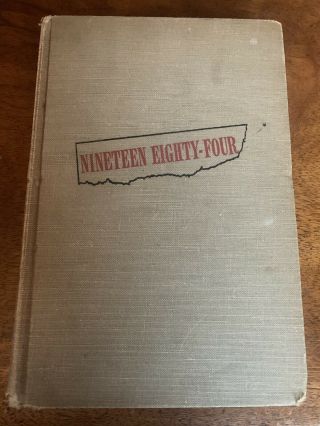 George Orwell 1984 Nineteen Eighty Four 1st American Edition 1949