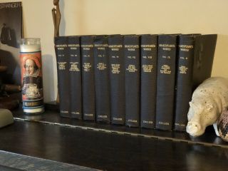 Of William Shakespeare: Collier Henley Edition Complete 10 Volume Set 1912
