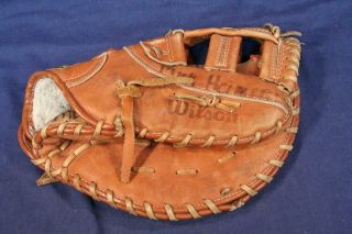 Vintage Wilson George Brett Baseball First Baseman’s Glove Mitt A2885 Rht